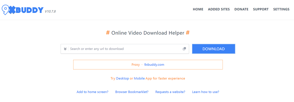 9xBuddy Downloader